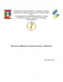 Ejercicios de medidas de tendencia central