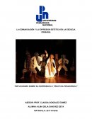 REFLEXIONES SOBRE SU EXPERIENCIA Y PRÁCTICA PEDAGÓGICA