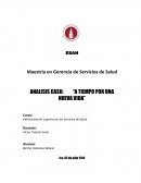 Analisis caso: “A tiempo por una nueva vida”