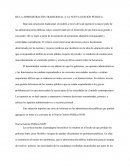 COMO PASO DE LA ADMINISTRACIÓN TRADICIONAL A LA NUEVA GESTIÓN PÚBLICA