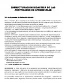 ESTRUCTURACION DIDACTICA DE LAS ACTIVIDADES DE APRENDIZAJE