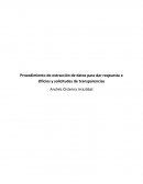 Procedimiento de extracción de datos para dar respuesta a Oficios y solicitudes de transparencia