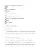 Presentación de las cuentas de orden en el balance general Cuaentas de orden