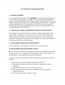 Actividad exploratoria ¿Qué es un párrafo?