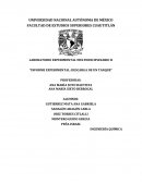 UN INFORME EXPERIMENTAL: DESCARGA DE UN TANQUE”