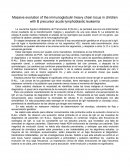 Evolucion masiva del gen de las cadenas pesadas de Ig en niños con leucemia linfoblastica aguda de precursores B