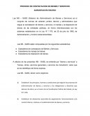 EL GRAN PROCESO DE CONTRATACION DE BIENES Y SERVICIOS