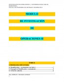 UN MODULO DE INVESTIGACION DE OPERACIONES
