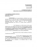 INCIDENTE DE REDUCCIÓN DE LA PENSIÓN ALIMENTICIA