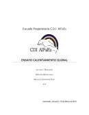 UN EJEMPLAR ENSAYO CALENTAMIENTO GLOBAL
