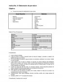 Elaboración de pan dulce