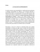 Evolucion del emprendimiento