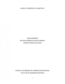 UN NUEVO MODELO COMPRESOR VOLUMETRICO. Página 1