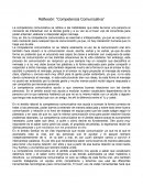 Reflexión: “Competencia Comunicativa”