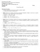 Un Examen Parcial III - Matemática Discreta