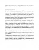 Efecto de la disminucion de grasas y carbohidratos en la dieta