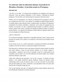 La educación en la época de Stroessner en Paraguay