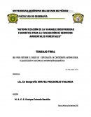 Automatización de la variable biodiversdad faunistica para la evaluación de servicios ambientales forestales