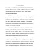 Ensayo sobre Mi camino por las artes