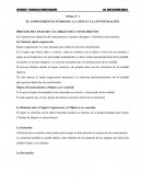 TEMA Nº 1 EL CONOCIMIENTO COTIDIANO, LA CIENCIA Y LA INVESTIGACIÓN