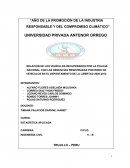 RELACION DE LOS VEHÍCULOS RECUPERADOS POR LA POLICIA NACIONAL CON LAS DENUNCIAS REGISTRADAS POR ROBO DE VEHÍCULOS EN EL DEPARTAMENTO DE LA LIBERTAD