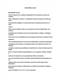 Recursos clave. Página 1