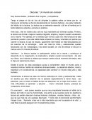 Discurso: “Un mundo sin conocer”