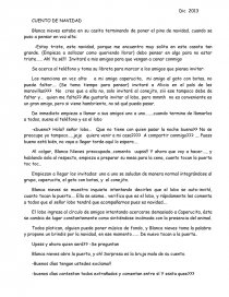 Cuento de navidad. Página 1