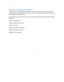 Programas de educación ambiental