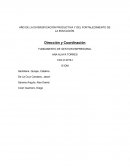 Dirección y Coordinación FUNDAMENTO DE GESTION EMPRESARIAL