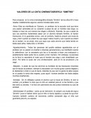 ﻿Valores de la cinta cinematográfica “Simitrio”