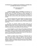 EL ENFOQUE DE LA CRIMINALIDAD EN REPUBLICA DOMINICANA, ACCIONES DEL ESTADO Y LA SOCIEDAD