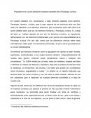 Propósito en el cual los derechos humanos necesitan de la Psicología Jurídica