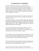 Competencia ciudadana son los conocimientos y las habilidades cognitivas