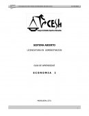 Economia I. EL OBJETIVO DEL ESTUDIO DE LA ECONOMIA