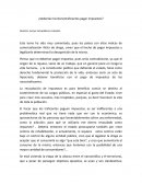 ¿Deberían los Narcotraficantes pagar impuestos?