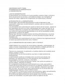 ¿Qué es administracion? y cual es su desarrollo?