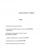 Especialidad Geografía Espacio Rural y Urbano