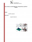 EN EL NIVEL DE ALCOHOLISMO EN LA POBLACIÓN DEL DISTRITO NAMORA