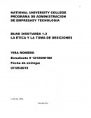 Etica de los negocios