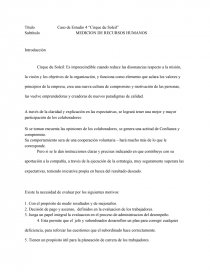 CIRQUE DU SOLEIL. CASO 4. Página 1