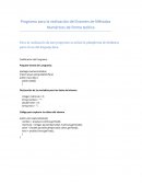 Programa para la realización del Examen de Métodos Numéricos de forma teórica