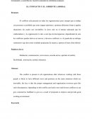UN NUEVO EL CONFLICTO Y EL AMBIENTE LABORAL