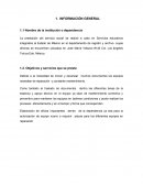 Servicio social- Nombre de la institución o dependencia