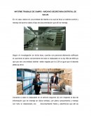 Trabajo de campo "archivo"
