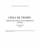 Documento en el que he resaltado los acontecimientos más relevantes de Colombia en torno a todos los sucesos entre 1810 y 2015.