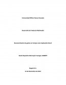 Un Reconocimiento de gestos empleando Kinect