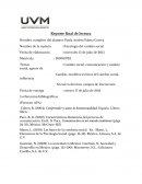 Reporte de lectura