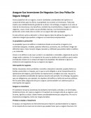 Asegure Sus Inversiones De Negocios Con Una Póliza De Seguro Integral