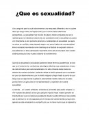 Sexualidad